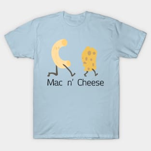 Funny Mac N Cheese Design T-Shirt